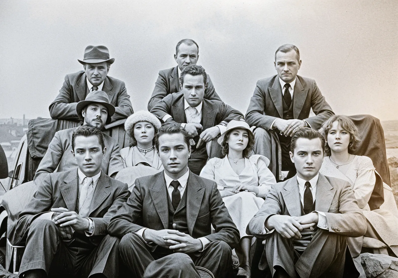 Vintage photo restored with the Creative model